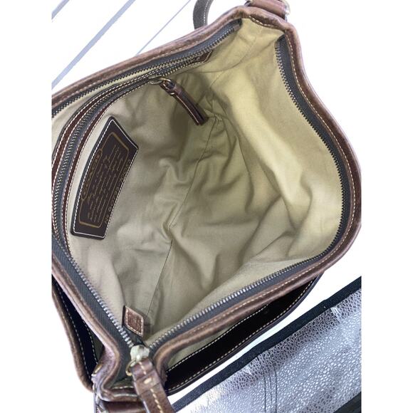 COACH 70053 LARGE VNTAGE LEAHTER MENS SLING BAG - Picture 7 of 14